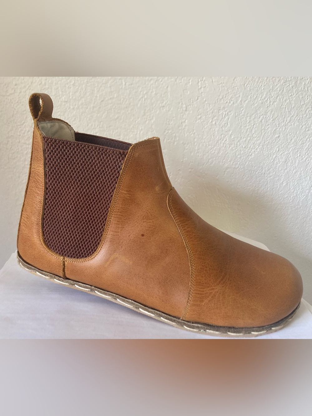 Leather Chelsea Boots • Grounding/Earthing Barefoot Shoes • New (EU 39)